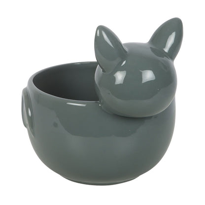 Cute Grey Bat Bowl
