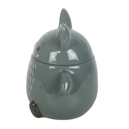 Cute Grey Bat Cookie Jar