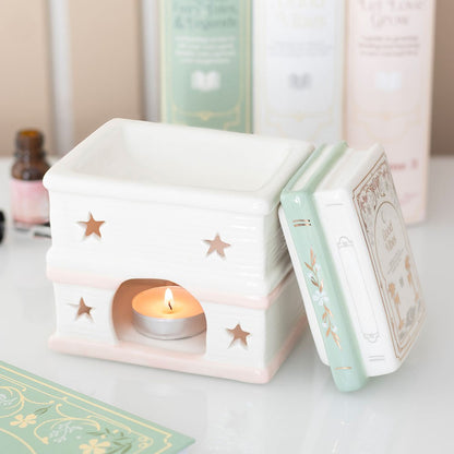Book Stack Oil Burner &amp; Wax Warmer