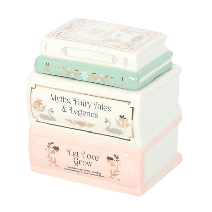 Book Stack Oil Burner &amp; Wax Warmer