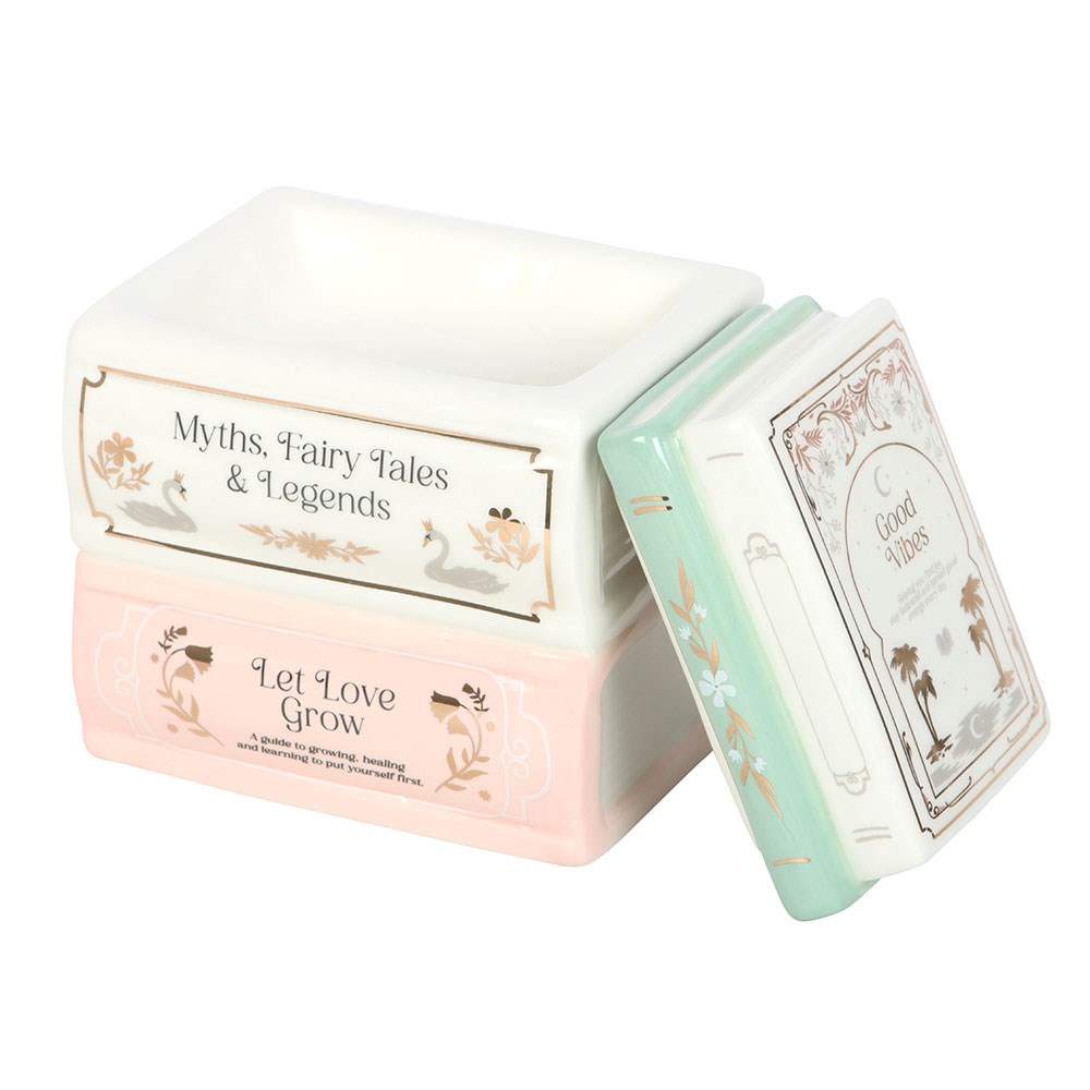 Book Stack Oil Burner &amp; Wax Warmer