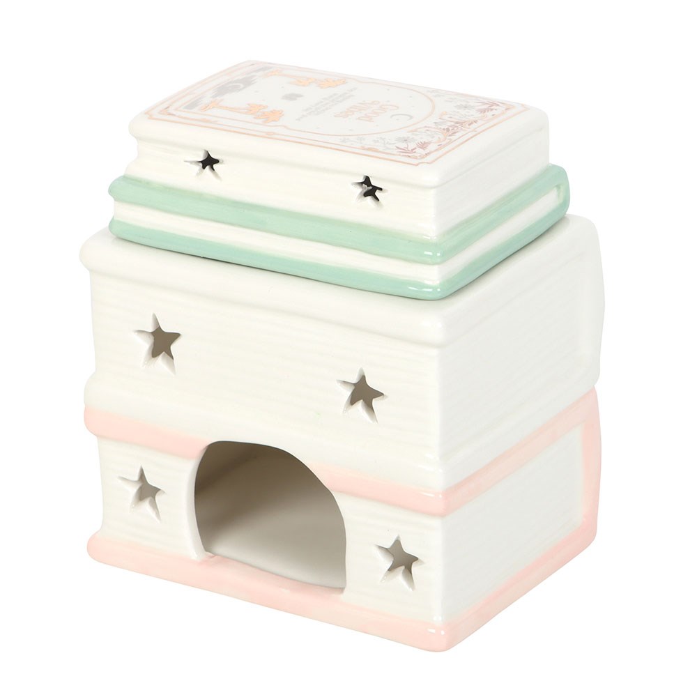 Book Stack Oil Burner &amp; Wax Warmer