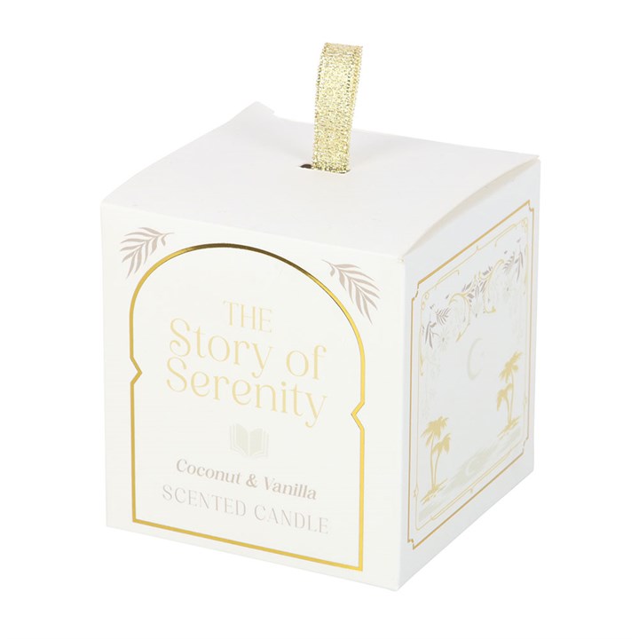 The Story Of Serenity Coconut &amp; Vanilla Scented Candle
