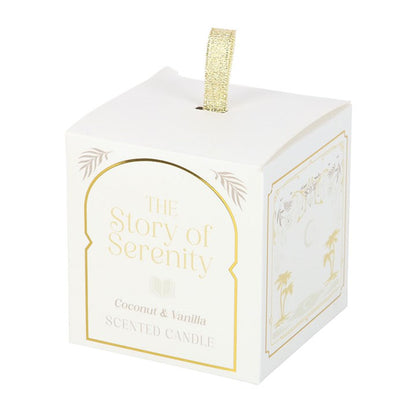 The Story Of Serenity Coconut &amp; Vanilla Scented Candle