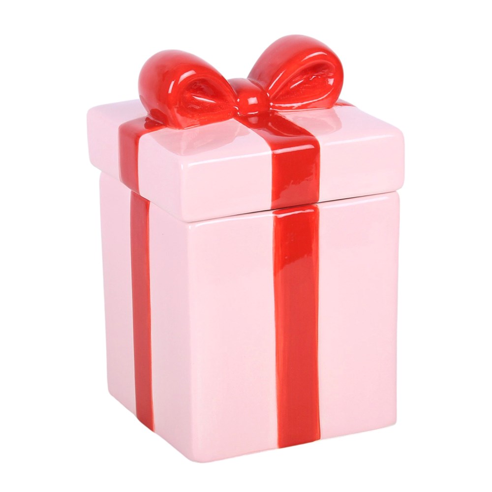 Pink Christmas Present Oil Burner