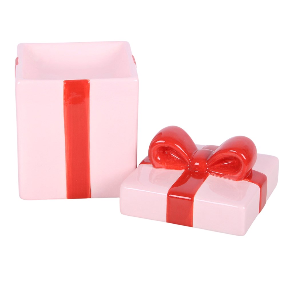 Pink Christmas Present Oil Burner