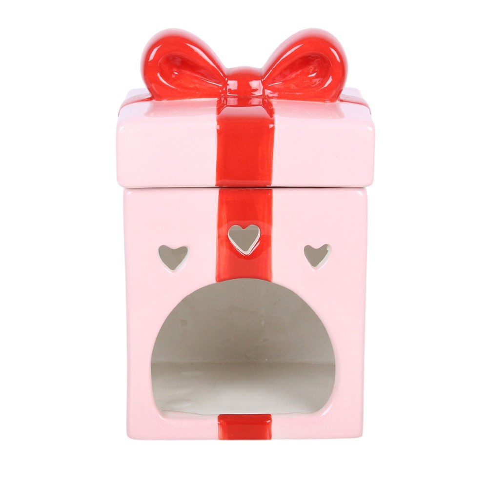 Pink Christmas Present Oil Burner