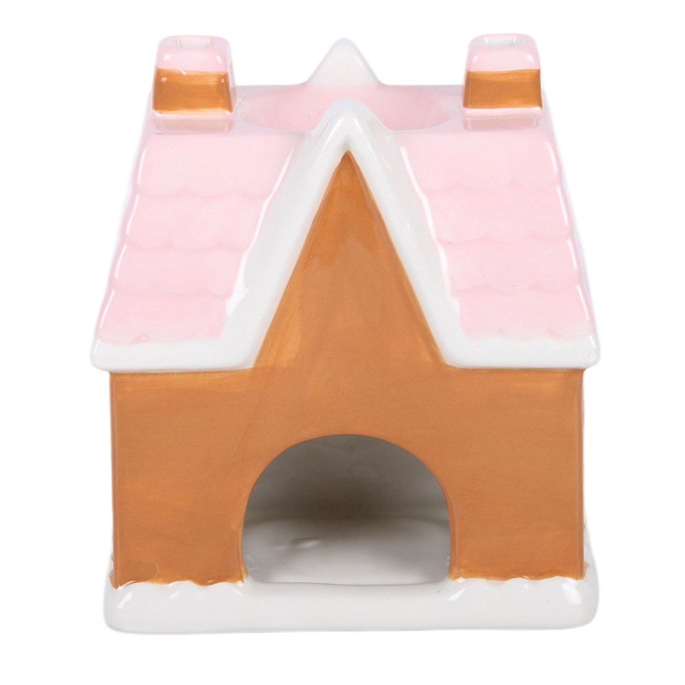 Pink Gingerbread House Oil Burner &amp; Wax Warmer