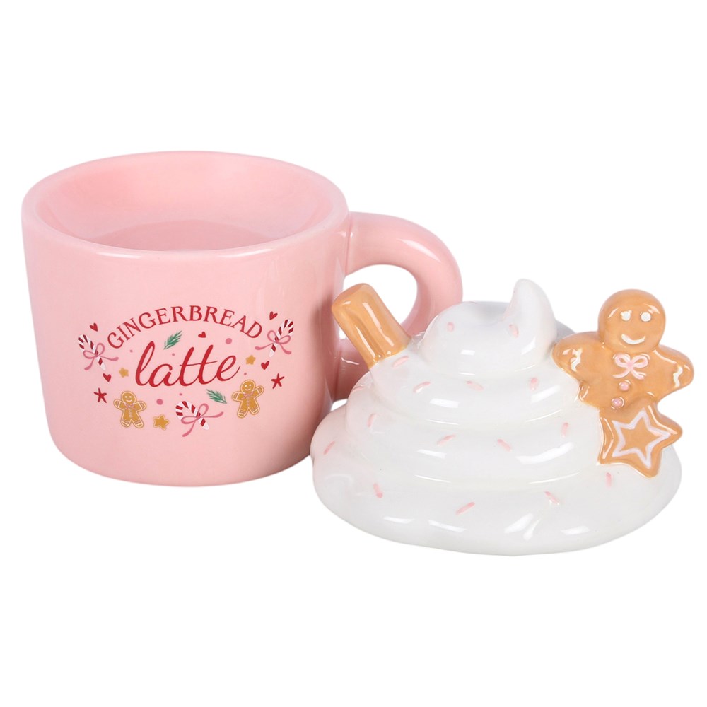 Pink Gingerbread Latte Oil Burner &amp; Wax Warmer