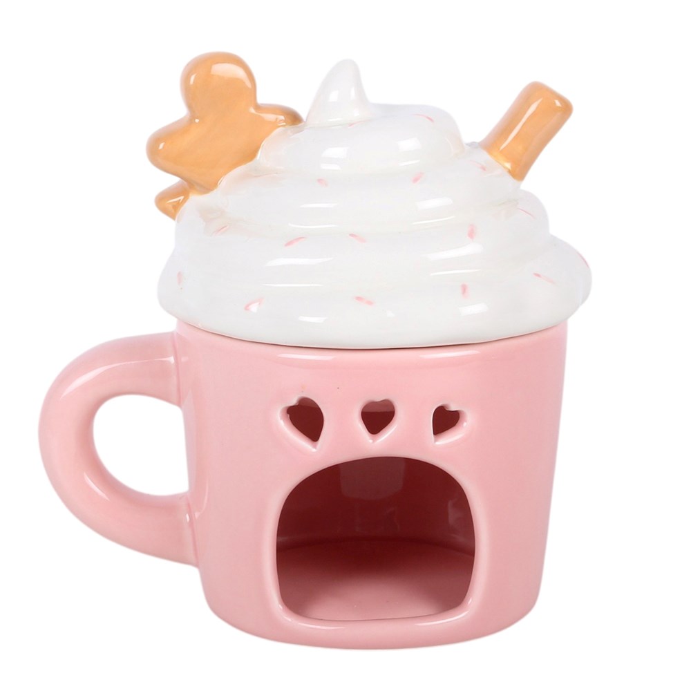 Pink Gingerbread Latte Oil Burner &amp; Wax Warmer