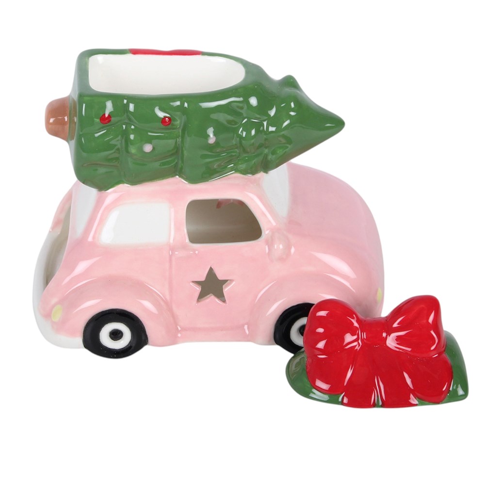 Pink Car With Christmas Tree Oil Burner