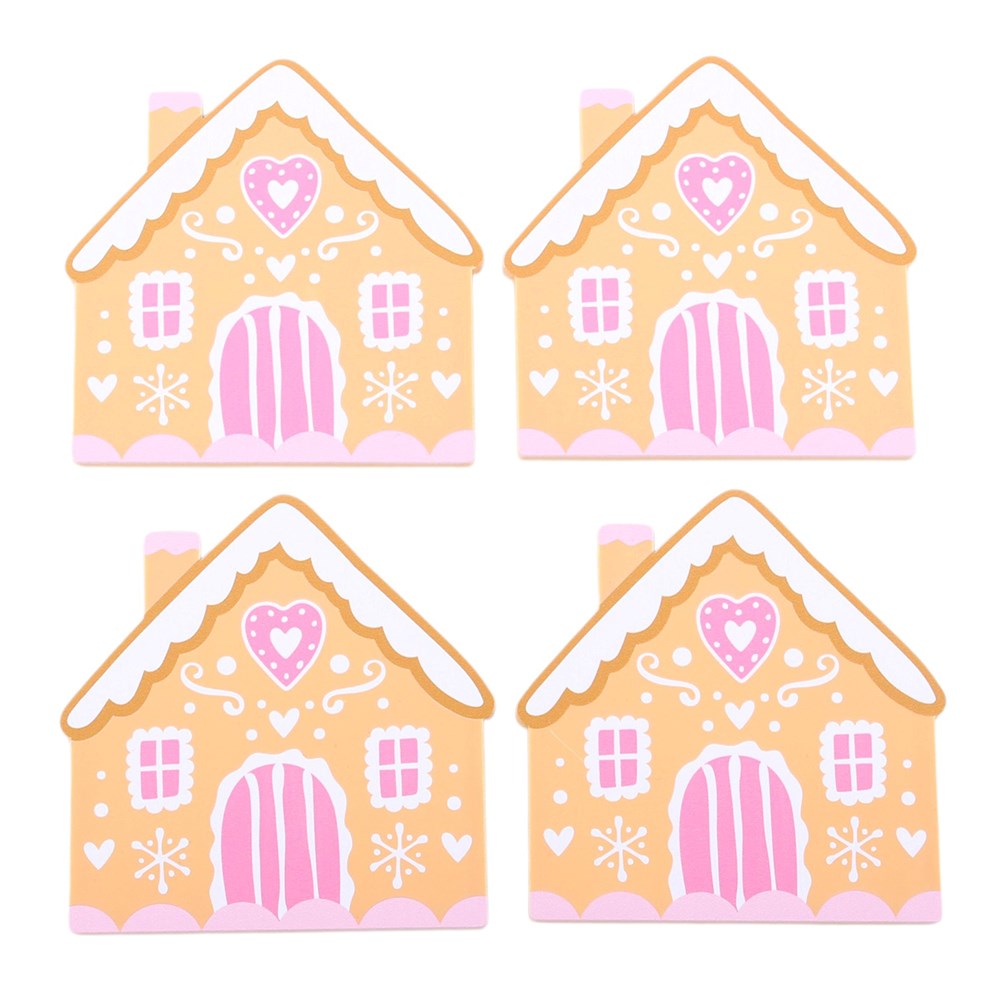 Gingerbread House Coaster Set