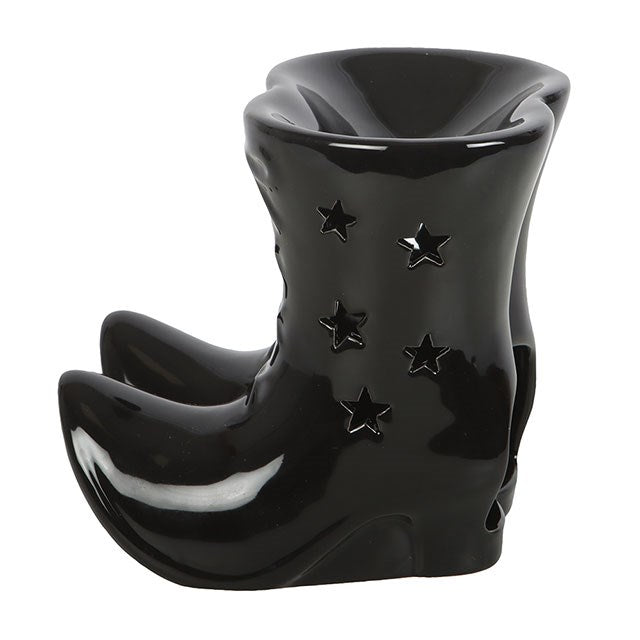 Black Witches Boots Oil Burner