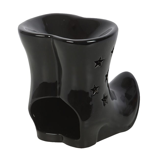 Black Witches Boots Oil Burner