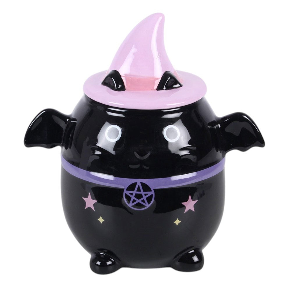 Pastel &amp; Black Bat Cat Oil Burner