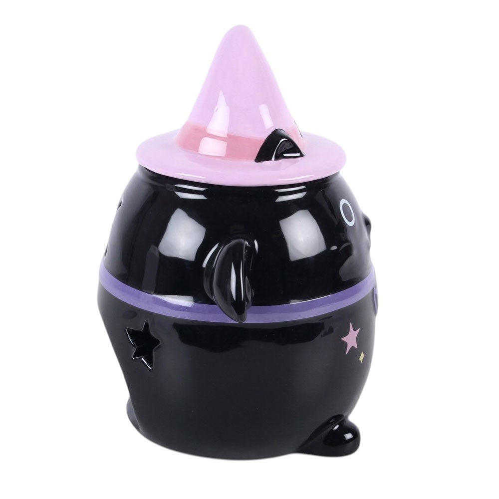 Pastel &amp; Black Bat Cat Oil Burner