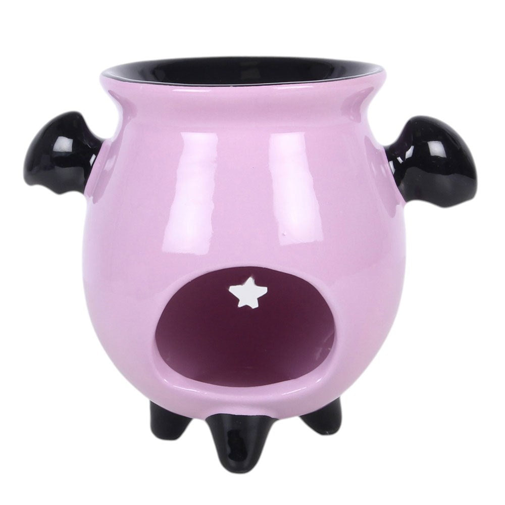 Pastel Bat Brew Cauldron Oil Burner