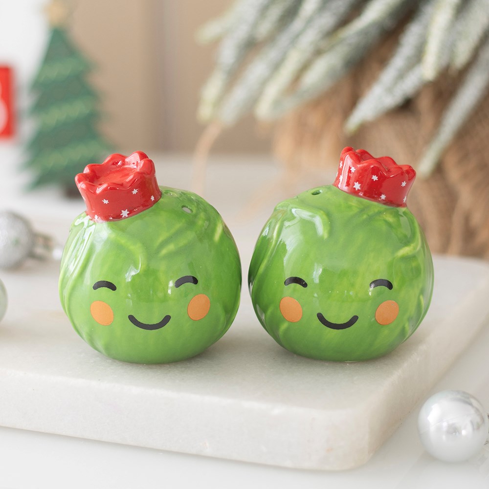 Brussels Sprouts Salt &amp; Pepper Shakers