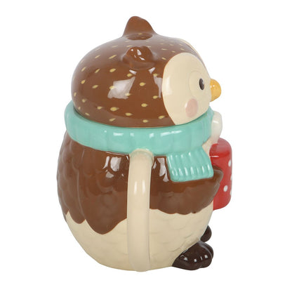 Oilver Owl Lidded Mug
