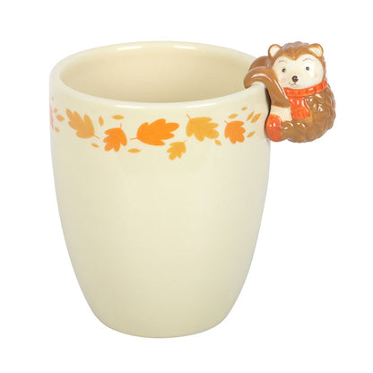 Autumn Plant Pot with Hedgehog