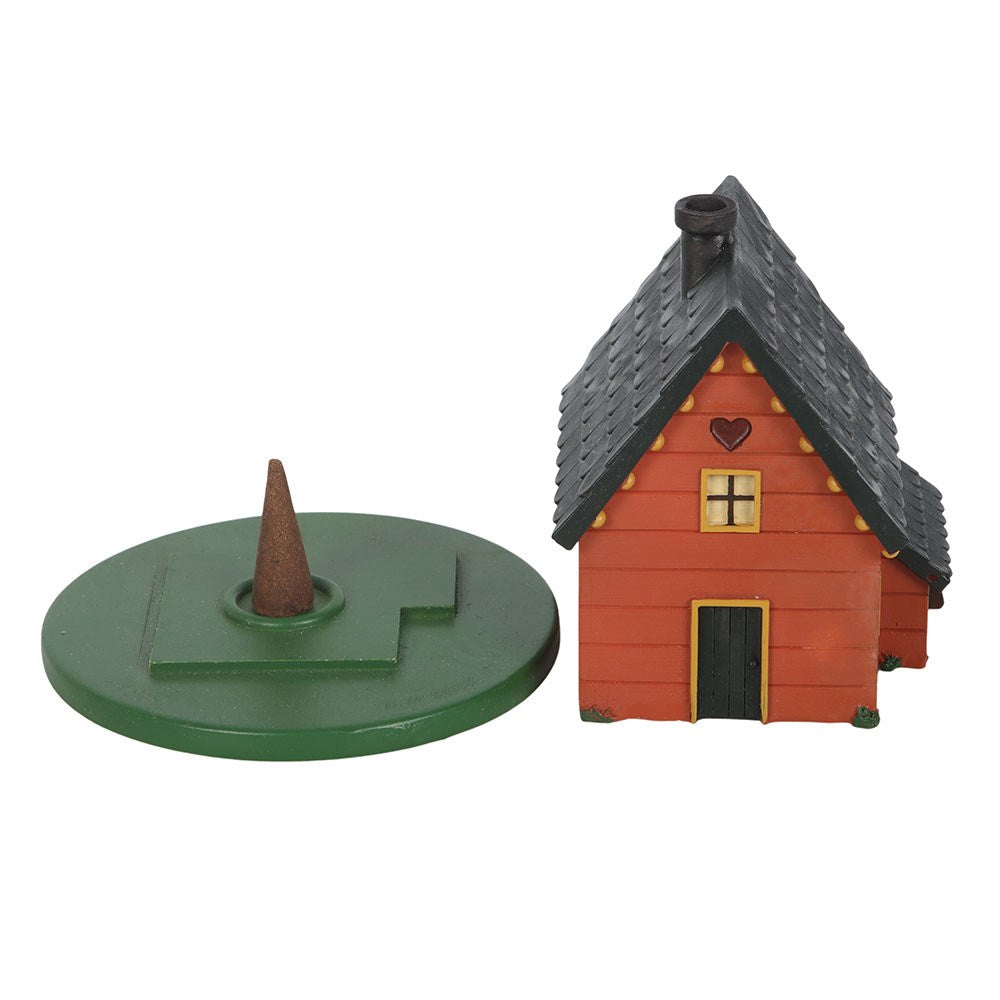 Russett Brown House Incense Cone Burner