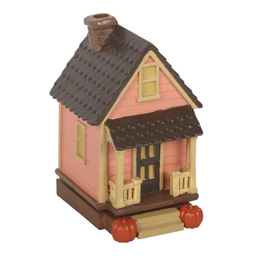Pink House Incense Cone Burner