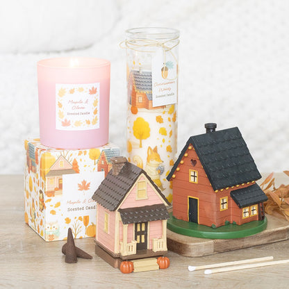 Russett Brown House Incense Cone Burner
