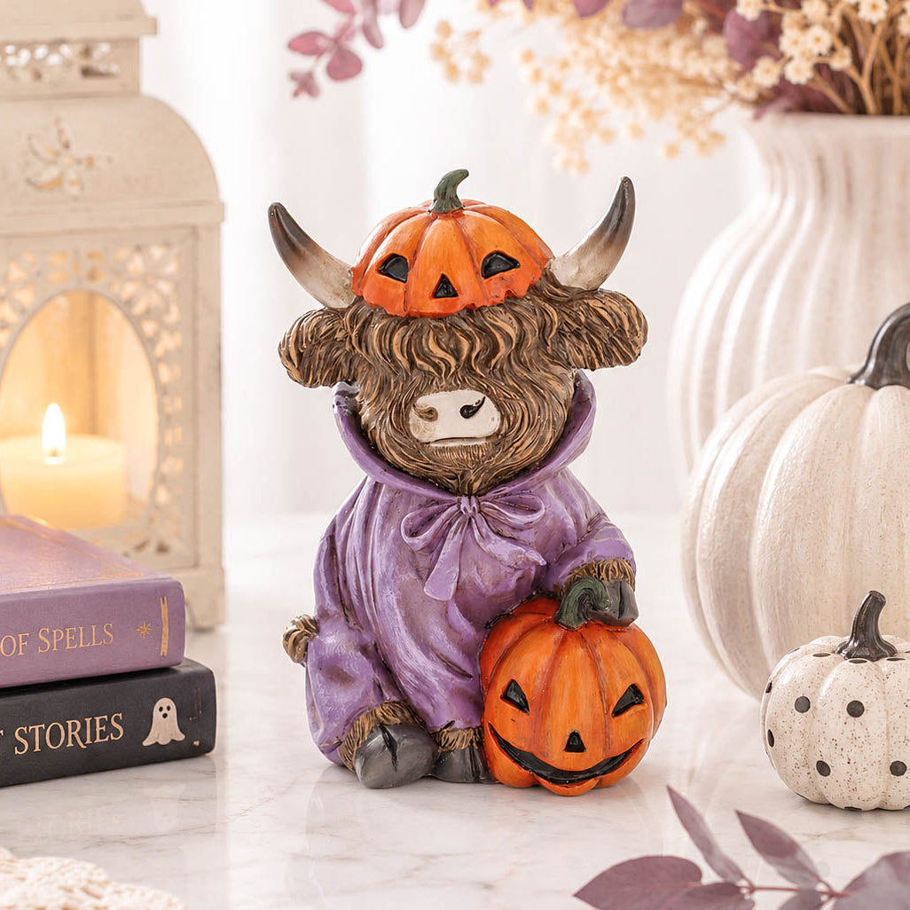 Spooky Halloween Costume Highland Cow