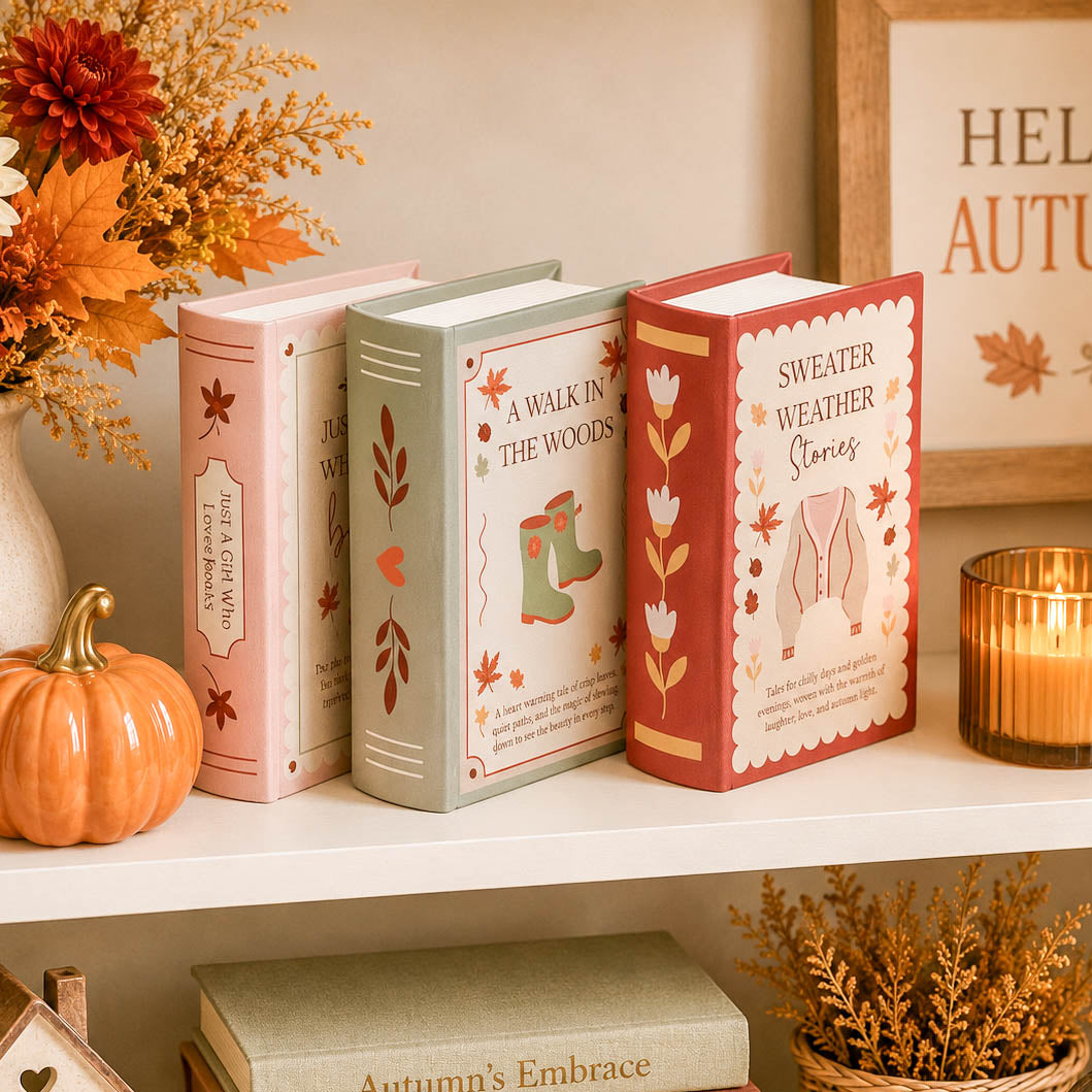 Just A Girl Who Loves Books Faux Book Storage Box