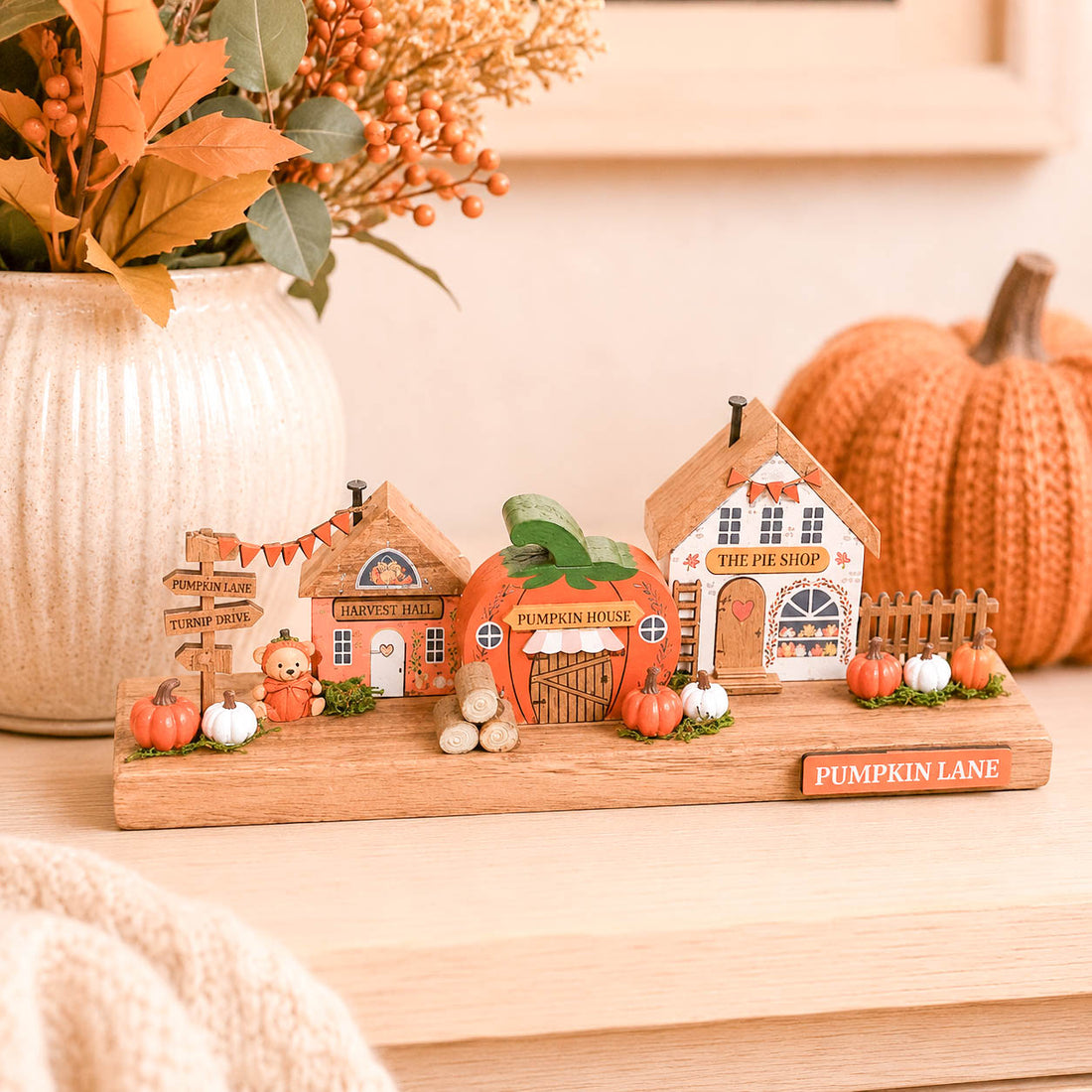 Harvest Home Pumpkin Lane Block
