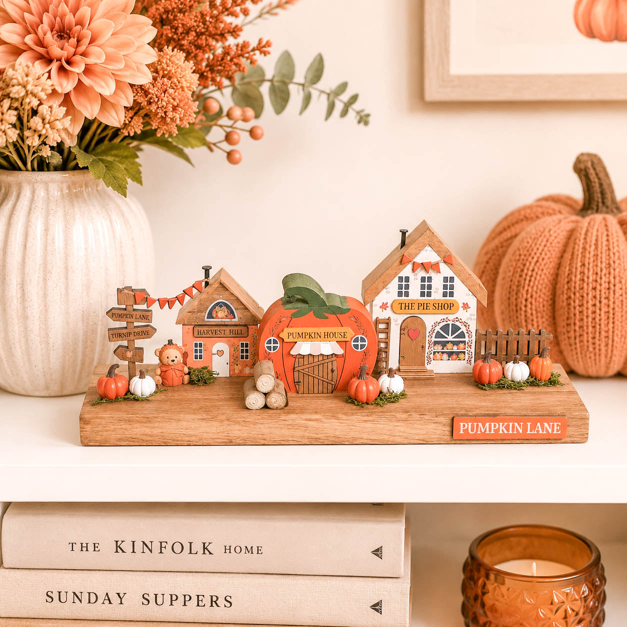 Harvest Home Pumpkin Lane Block