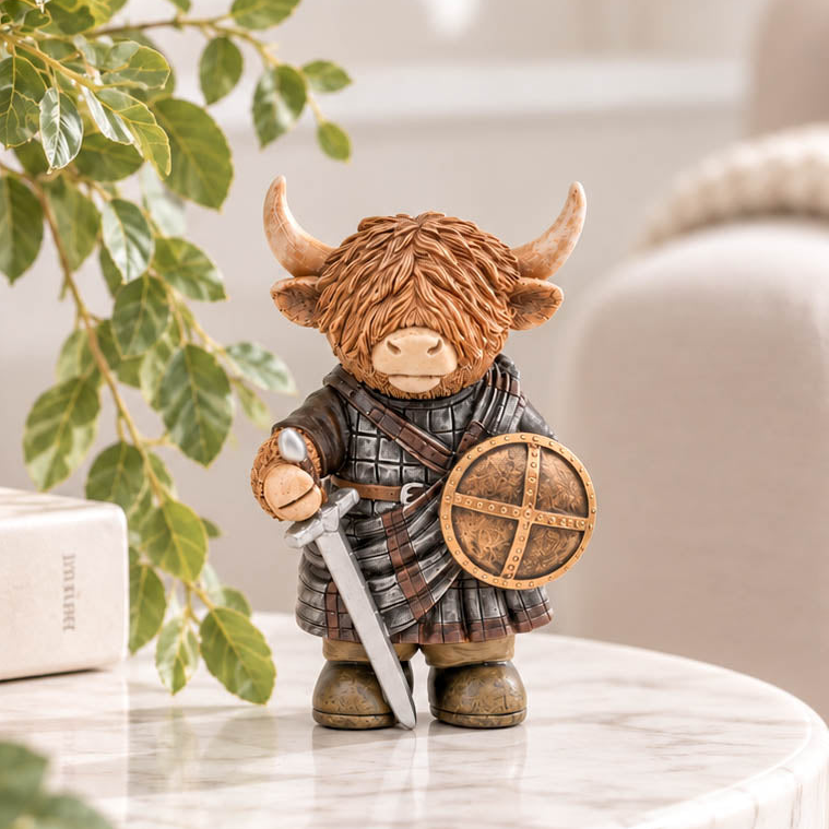 Braveheart William Wallace Happy Highland Cow