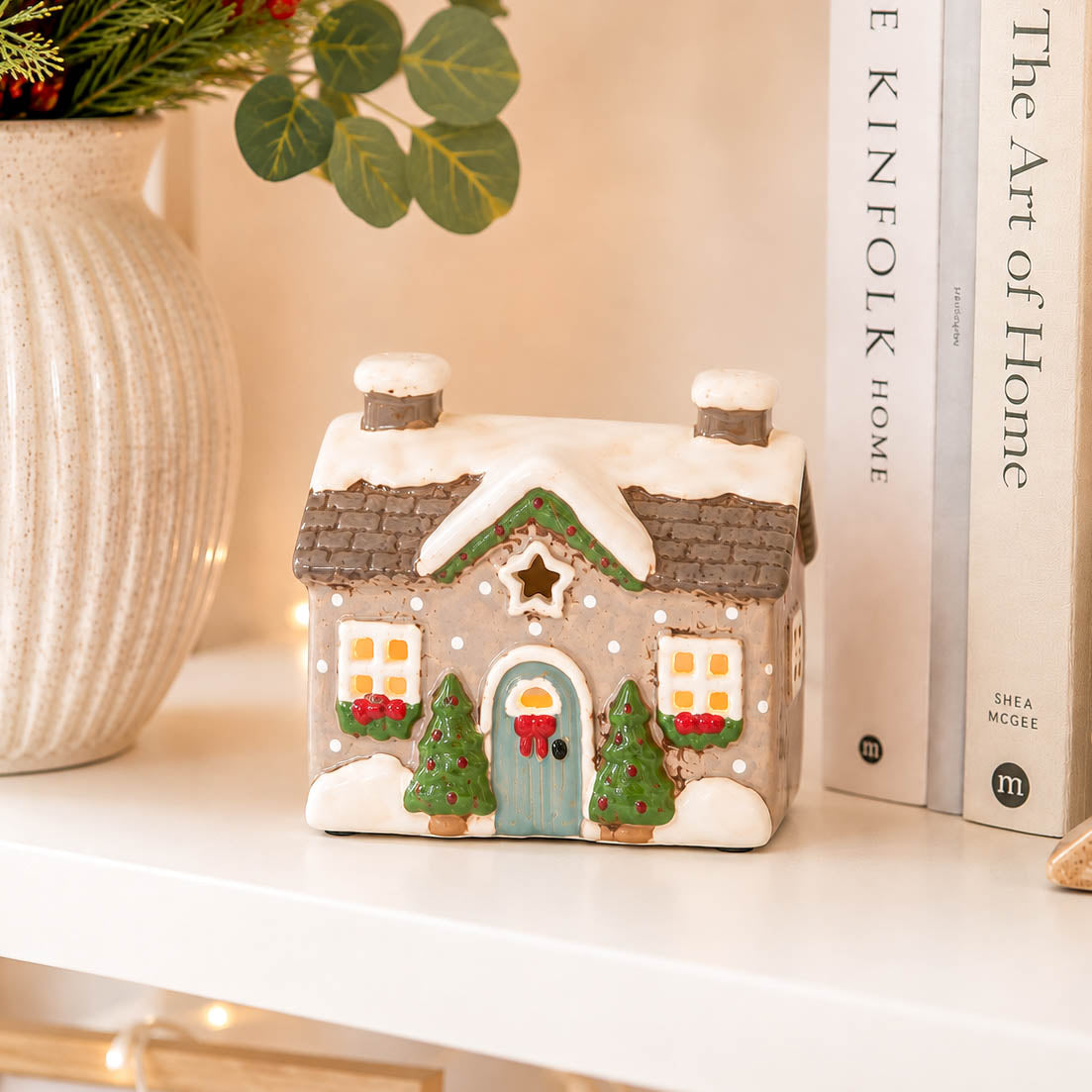 Holly Cottage Small Tealight House