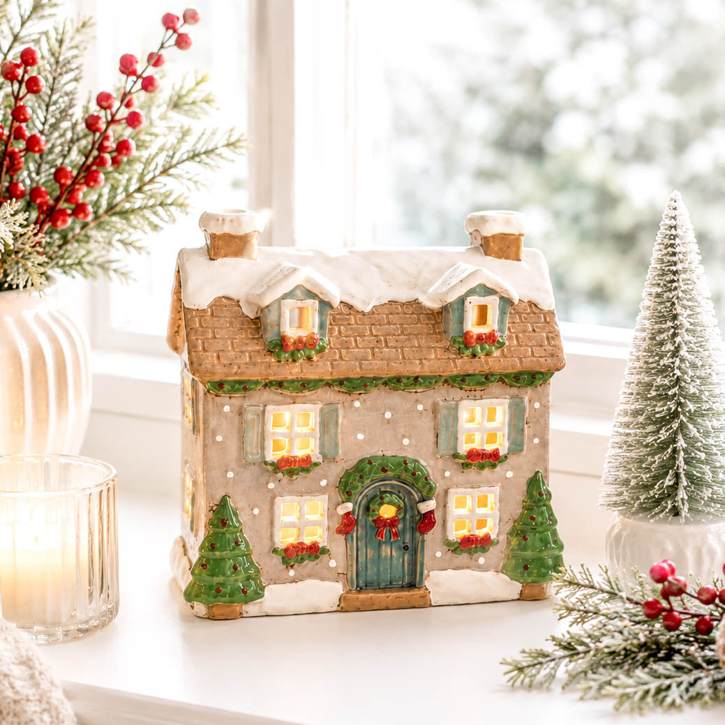 Holly Cottage Tealight House