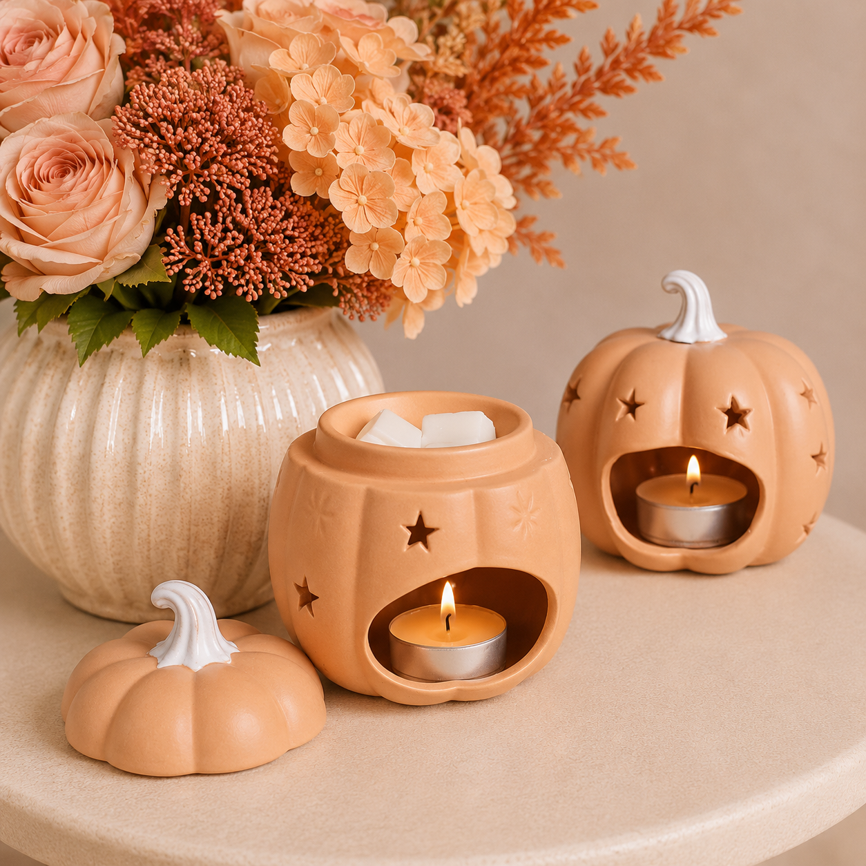 Starry Pumpkin Oil Burner &amp; Wax Warmer