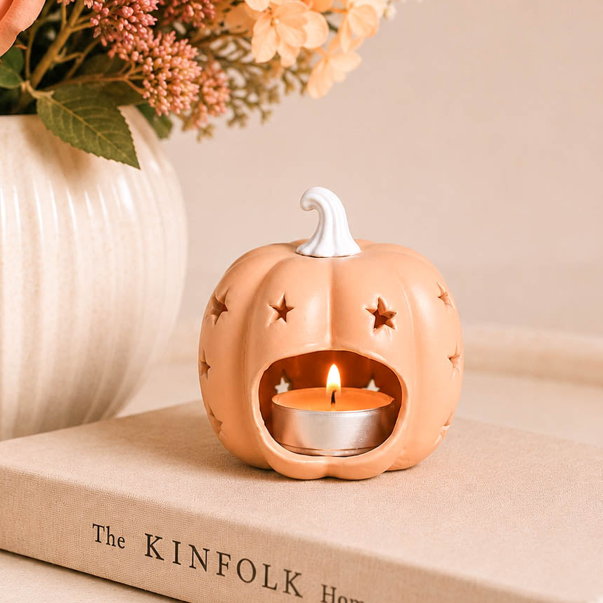 Starry Pumpkin Tealight Holder
