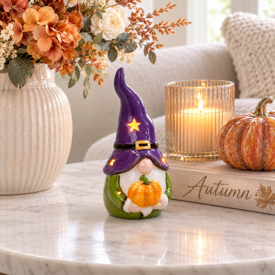 Autumn LED Ceramic Gonk