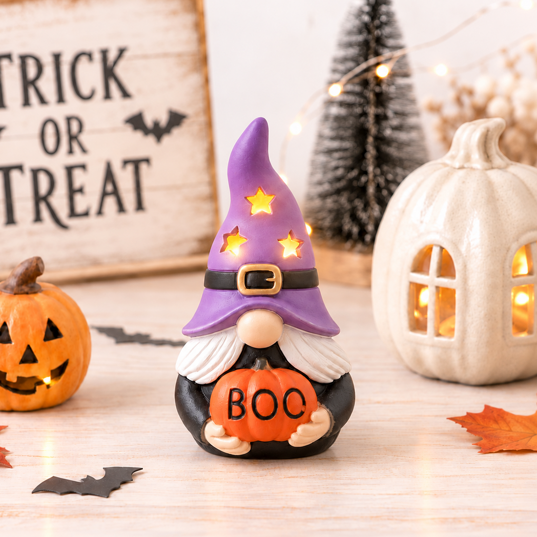 Boo LED Gonk Ornament