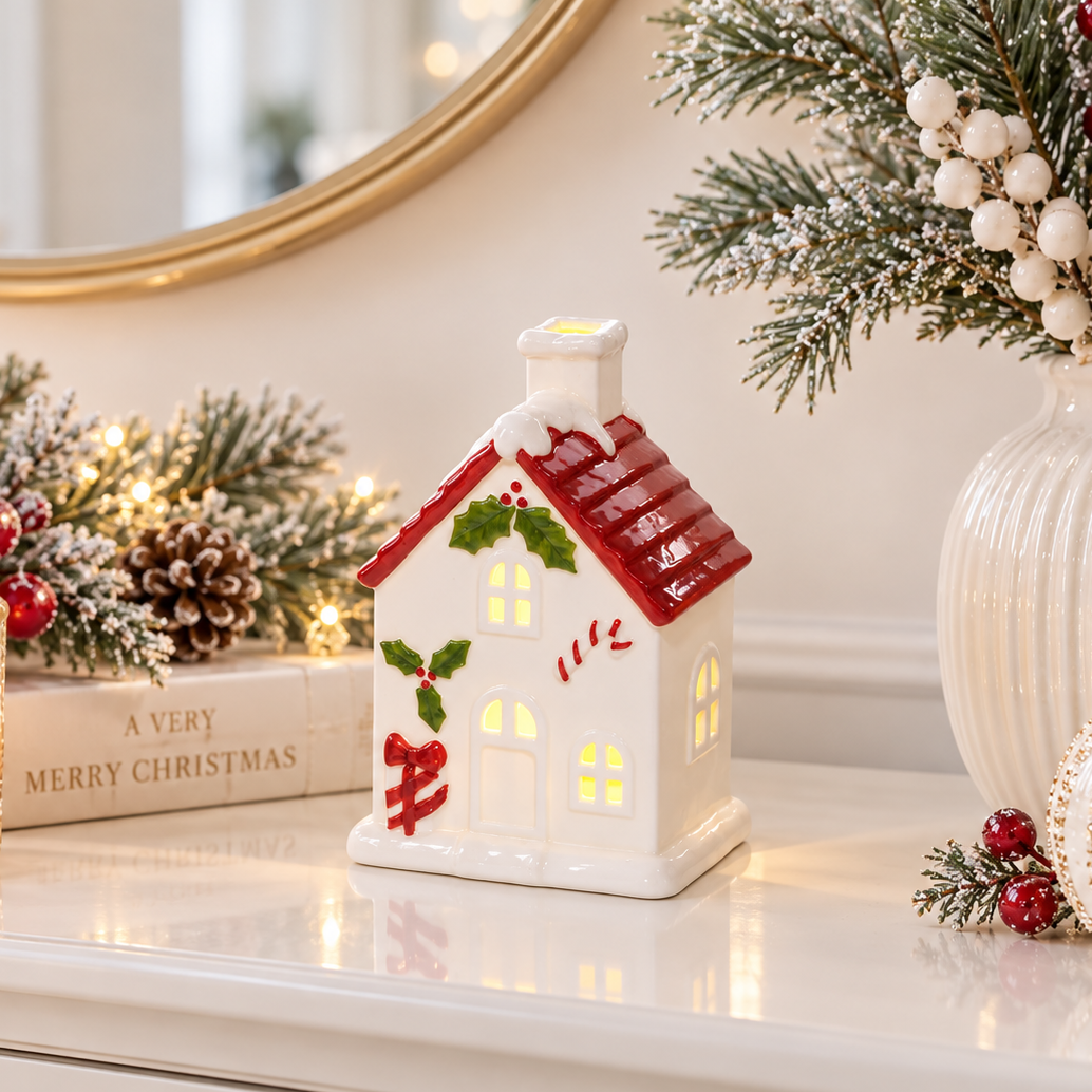 Festive Berries LED House