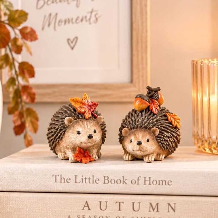 BACK SEPT Small Harvest Hedgehog Set of 2