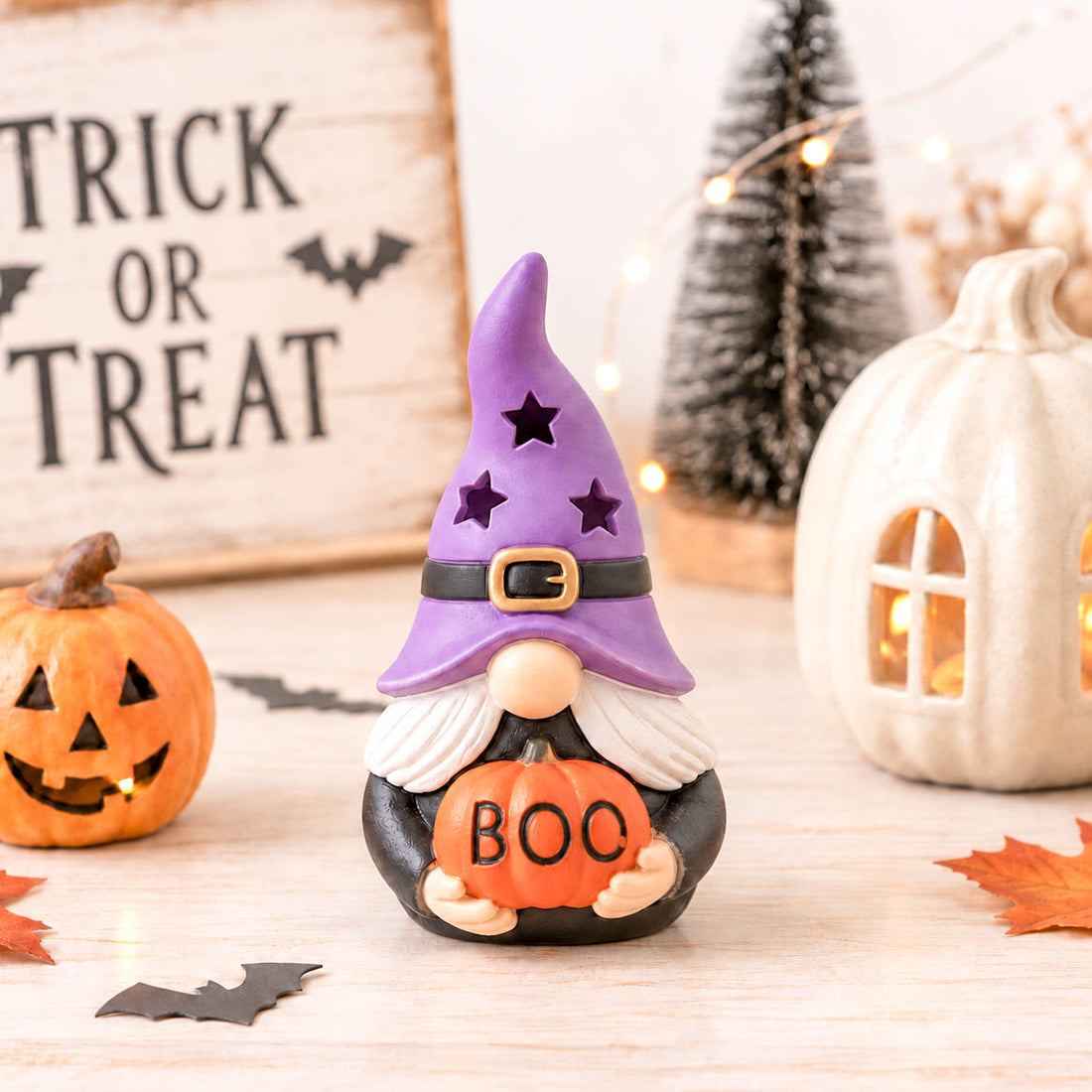 Boo LED Gonk Ornament