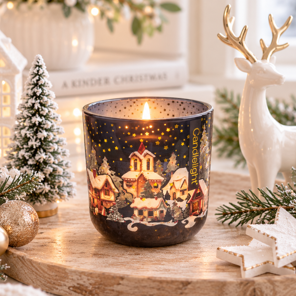 Starlit Night Sweet Frankincense LED Christmas Candle
