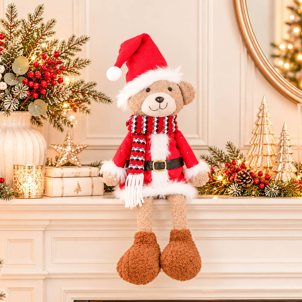 Real Tidings Sitting Christmas Bear