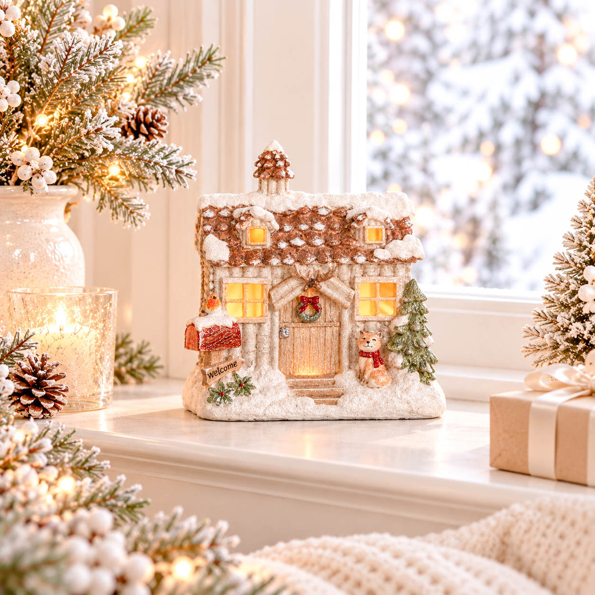 Christmas Sparkle LED House