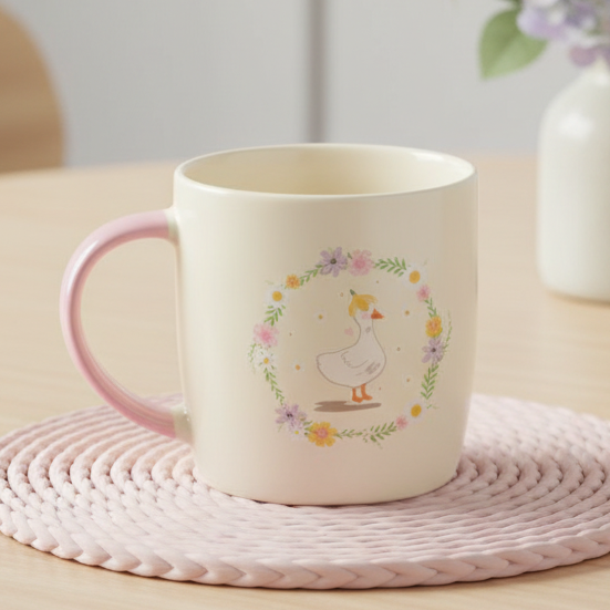 Floral Duck Mug