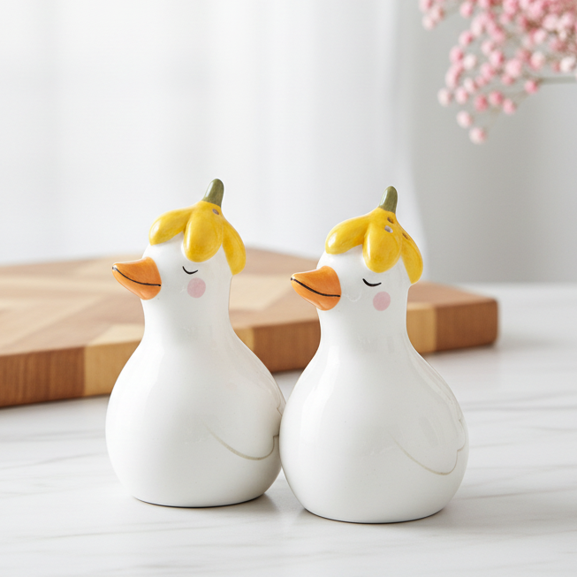 Daisy &amp; Duck Salt &amp; Pepper Shakers