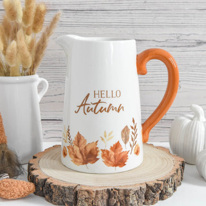 Hello Autumn Ceramic Jug