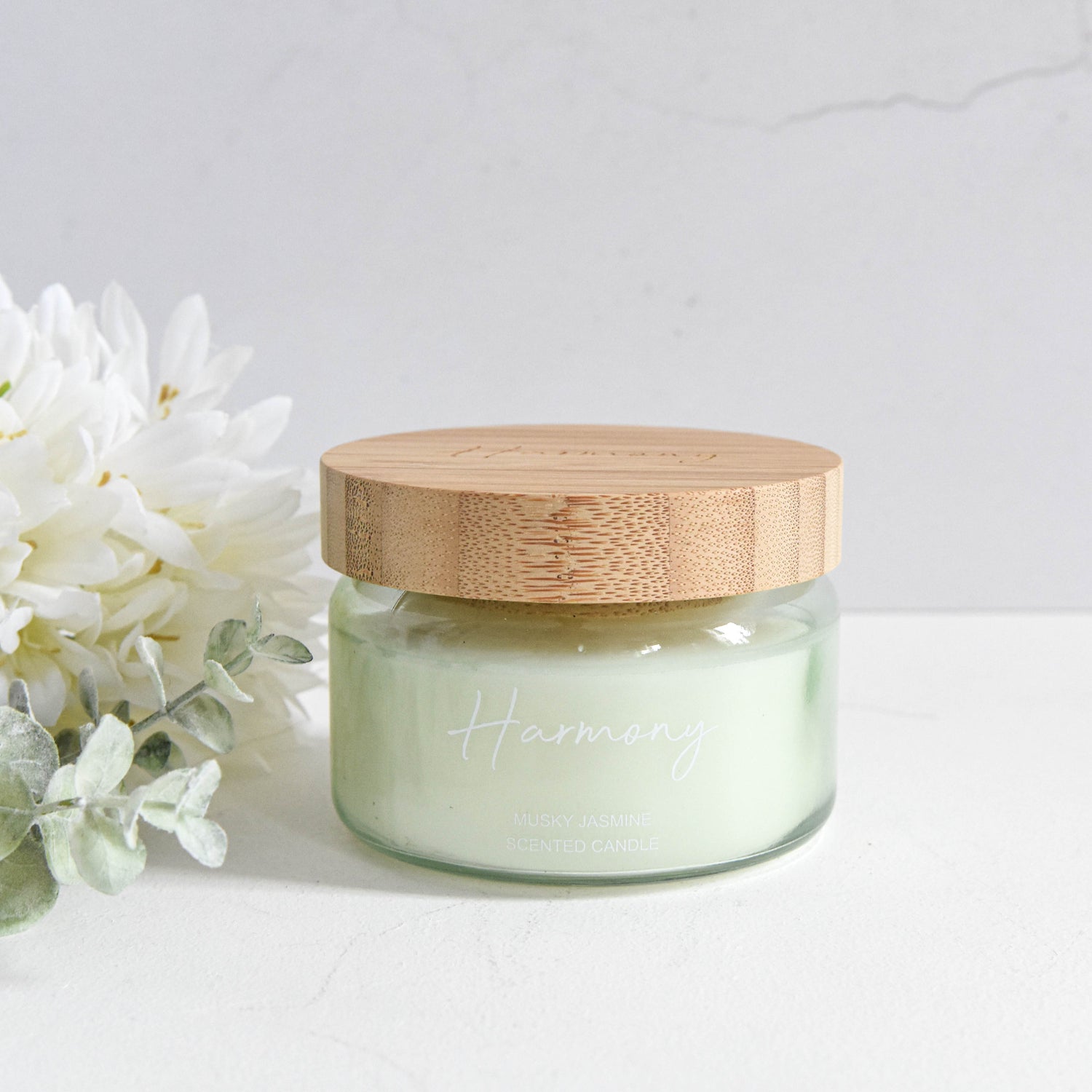 Harmony Small Candle with Bamboo Lid