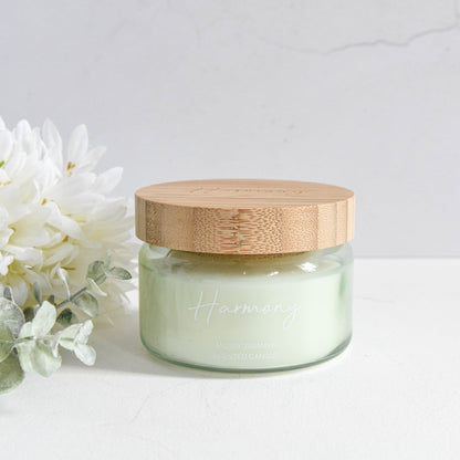 Harmony Small Candle with Bamboo Lid