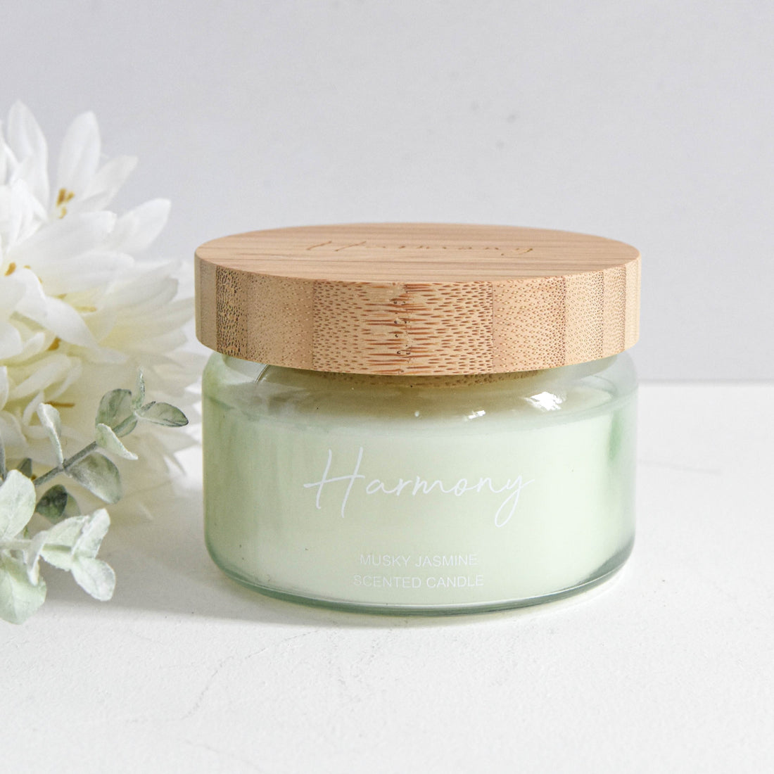 Harmony Small Candle with Bamboo Lid